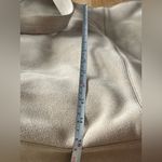 ZARA NWT Leather Shopper Bag - Bone White & Zipper pocket inside STUNNING Piece! Photo 8