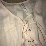 Willow & Clay  Lace Up Tee Photo 1