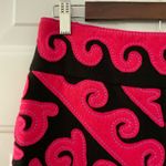 Etcetera  Wool Blend Pencil Skirt Size 4 Pink Black Photo 4