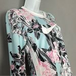 Nike Hyper Dress Femme Long Sleeve Floral Printed Size Medium Topaz Mist Sporty Photo 9
