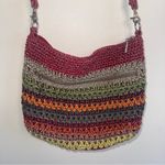 The Sak  Rainsbow Colorful Striped Knit Crossbody Bag Photo 4