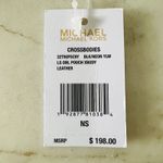 Michael Kors  Black Neon Yellow Leather Double Pouch Crossbody Bag Photo 9