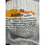 Aviator Nation  White Striped Multicolor Joggers Sweatpants Size XS Photo 2