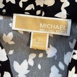 Michael Kors MICHAEL Floral V-Neck Blouse Top – Black & White – Size Large Photo 1