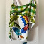 Farm Rio Tropical Fresh Faux Wrap One-Piece Swimsuit Sz M Photo 11