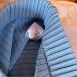 Blue Ribbed Knit Set Photo 1