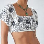 Free People Lotus Embroidered Crop Top Photo 1