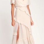 Lulus NWT Ruffled Midi Dress Photo 3