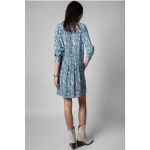 Zadig & Voltaire  Rougi CDC Wild Snakeskin Shirt‎ Dress XS Photo 1