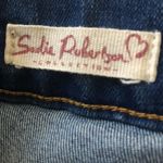 Wild Blue Sadie Robertson Collection  Crochet Lace Blue Jean Shorts Juniors 7 Photo 6