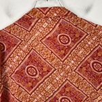 Rose + Olive NWT Printed V-Neck Cropped Buttondown Shirt Size Small S NEW Photo 8