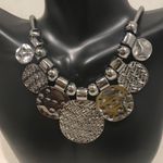 Erica Lyons Basket Weave Gun Metal Necklace Photo 0