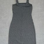 Rue 21  Women’s Sexy Black White Plaid Gingham Bodycon Dress Sz Xs Photo 1