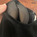 Armani Jeans Velvet Babydoll Dress US 12 Black Short Sleeve 90s Grunge Goth Photo 6