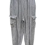 BDG Urban outfitters high rise striped cargo linen blend joggers XS #631 Photo 0