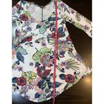 Salaam Top Women's XS Floral Bloomcore Coastal‎ Grandma Festival Hippie Stretch Photo 8