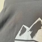 Charcoal Gray Mountain Peak Hoodie Photo 2