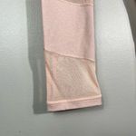 Calia by Carrie Calia Light Baby Pastel Pink Mesh Cutout Capri Cropped Athletic Leggings Small S Photo 1