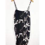 Shona joy Ruched Slip Dress Size 8 Black Shadows Floral Whimsigoth Emo Photo 7