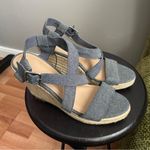 Gap  Chambray Strappy Sandal Espadrilles Wedge Photo 1