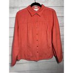 Northern Reflections Tailored Button Down XL Petite Coral Long Sleeve Woman's Photo 3