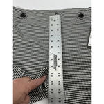 Soho Apparel Womans Pullon Bermuda Shorts Large Black White Checkered NWT Photo 6