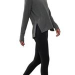 Athleta Womens Coaster Luxe Recover Sweatshirt Charcoal Grey Heather Size XS Photo 3