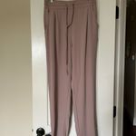 MELLODAY  lavender colored slack joggers Photo 3