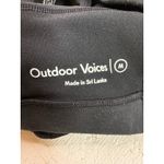 Outdoor Voices Outdoor Voices Medium Black Athena Crop Top Strappy Activewear Sports Bra Photo 4