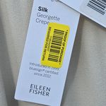 Eileen Fisher NWT  Silk Georgette Crepe Lantern Pant Bone M Photo 8