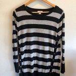 Nordstrom Grey Stripe Sweater Photo 0
