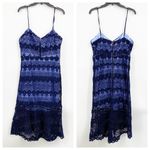 Parker  Kane Lace Dress Aquarius NWT Sz L Photo 1