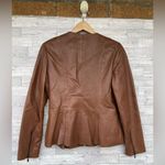 Badgley Mischka
Peplum Leather Jacket in cognac size medium Photo 8