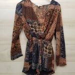 Cecico {S} Francesca's  Patchwork Shorts Romper Photo 0