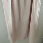 SheIn NWT Mod Light Pink Pinafore Pin Up Dress Halter Tie Back Smocking Midi L Photo 6