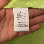 ALC Frank NWT A.L.C. Ari Pleated Satin In Green  Dress Size 4 Photo 5