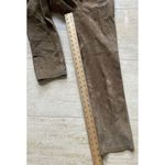 Hugo Buscati  COLLECTION‎ Suede Leather Pants Brown Lined Size 6P Stain Spots Photo 5