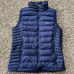 Patagonia  Womens Goose Down Puffer Vest Size Small Classic Navy 84628 Packable Photo 0