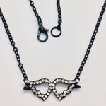 Angel wings necklace. Black Photo 0