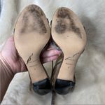 Brian Atwood  Laetitia‎ Glitter 4.5” Heels T-Strap Strappy  Party Metallic 8 Photo 9