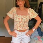 Billabong Floral Blouse Top Photo 0