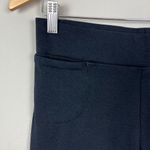 American Giant Pants Womens 4 Black No BS Kick Flare Crop Pull On Ponte Knit Photo 2