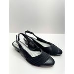Easy Street  Work Pumps‎ Womens Size 6.5 Black Slingback Block Heel Casual Photo 1