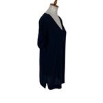 Madewell Dress XS Navy Short Sleeve Shift Clean Girl Minimalist Photo 2