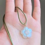Handmade simple flower fairy cottage boho cute necklace🌼 Photo 2