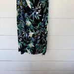 Connected Apparel Women’s 12 Black Floral Ruffle Dress Photo 1