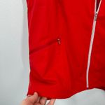 J.Jill Fit Size XL Red Zip Up Sleeveless Vest Lightweight Windbreaker Athletic Photo 5