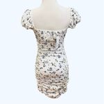 Urban Outfitters NWT  Floral Mini Dress XS White Body con Photo 3