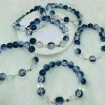 Royal Star Gradient Blue Beaded Bracelet Photo 3