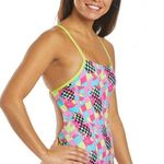 Speedo Print Turnz Fixed Back One-Piece Photo 1